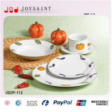 Ensemble de vaisselle en céramique Porcelain Dinnerware pour restaurant